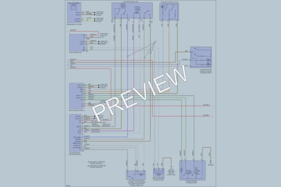 2012 MercedesBenz ML350BLUETEC Anti Theft wiring diagram preview