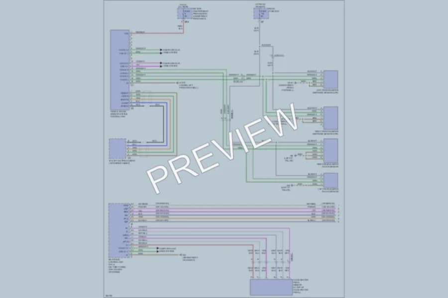 2012 MercedesBenz ML350BLUETEC Cruise Control wiring diagram preview