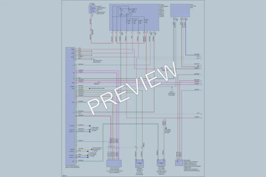 2012 MercedesBenz ML350BLUETEC Engine Performance wiring diagram preview