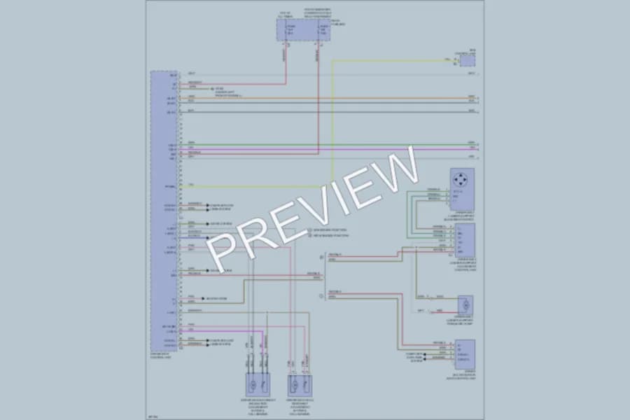 2012 MercedesBenz ML350BLUETEC Memory Systems wiring diagram preview