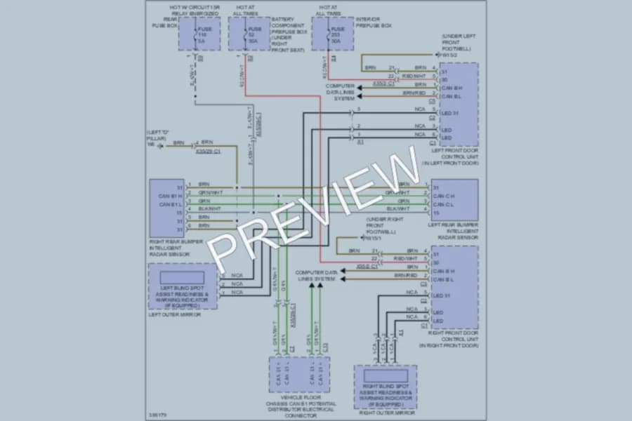 2012 MercedesBenz ML350BLUETEC Navigation wiring diagram preview