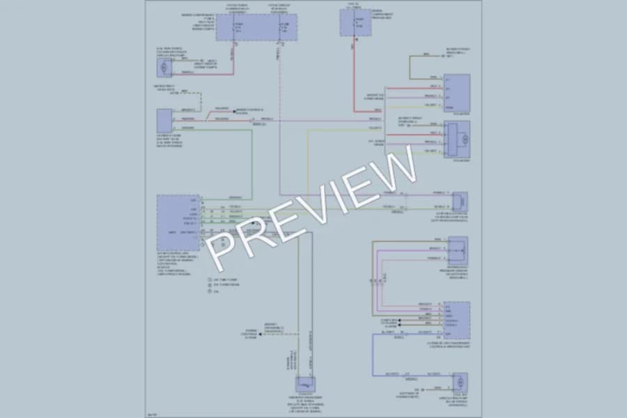2012 MercedesBenz ML550 Cooling Fan wiring diagram preview