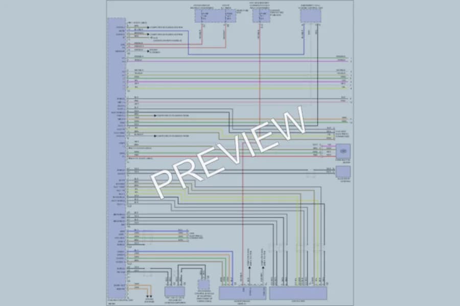 2012 MercedesBenz ML550 Radio wiring diagram preview