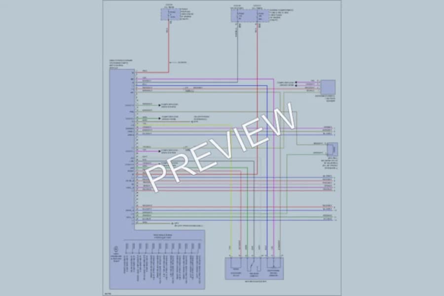 2012 MercedesBenz R350 Anti Lock Brakes wiring diagram preview
