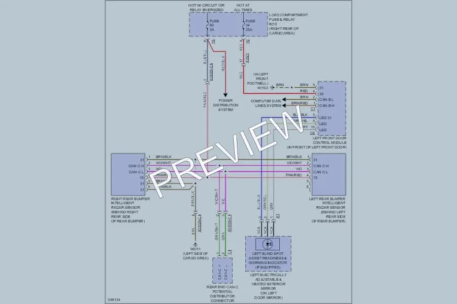 2012 MercedesBenz R350 Navigation wiring diagram preview