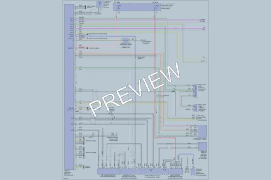 2012 MercedesBenz R350 Radio wiring diagram preview