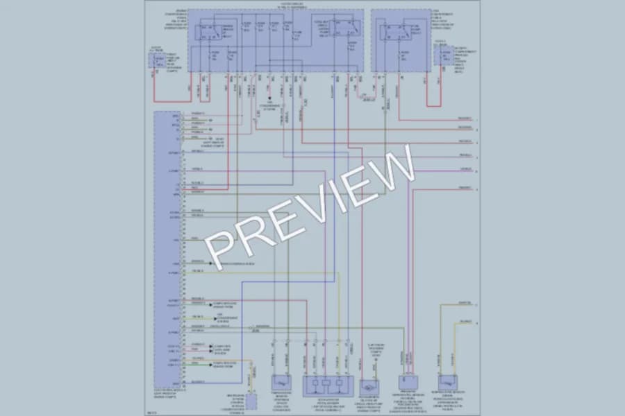 2012 MercedesBenz R350BLUETEC Engine Performance wiring diagram preview