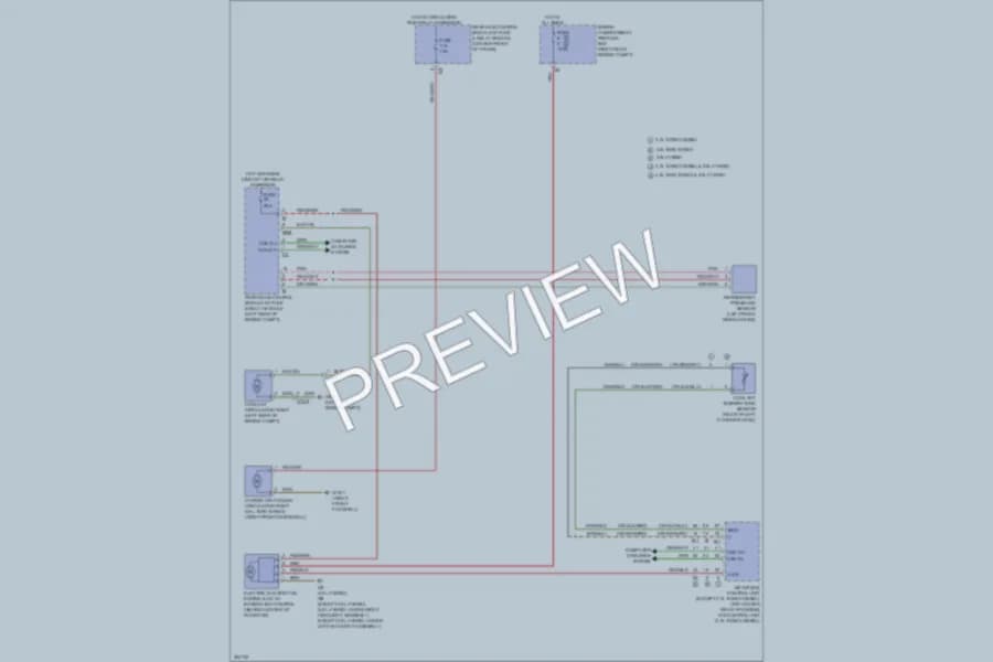 2012 MercedesBenz S400HYBRID Cooling Fan wiring diagram preview