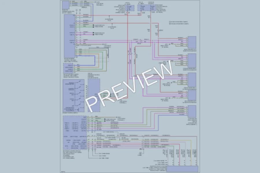 2012 MercedesBenz S400HYBRID Cruise Control wiring diagram preview