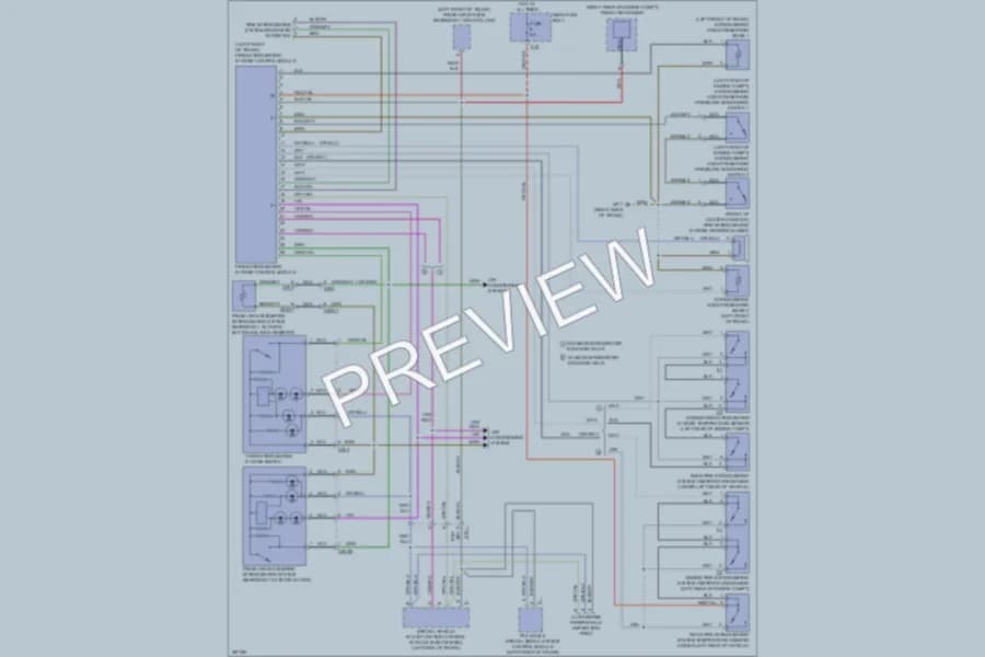 2012 MercedesBenz S400HYBRID Emergency Vehicle Systems wiring diagram preview