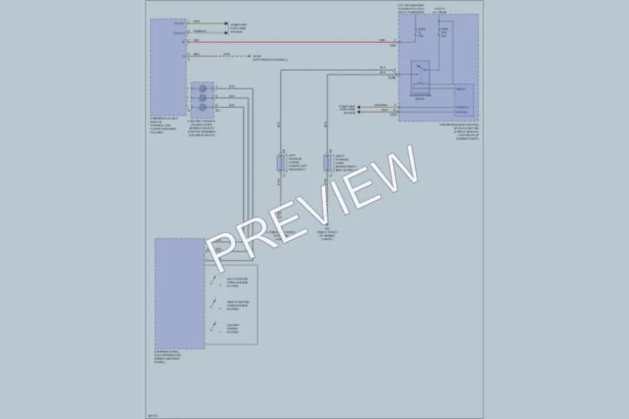 2012 MercedesBenz S550 Horn wiring diagram preview
