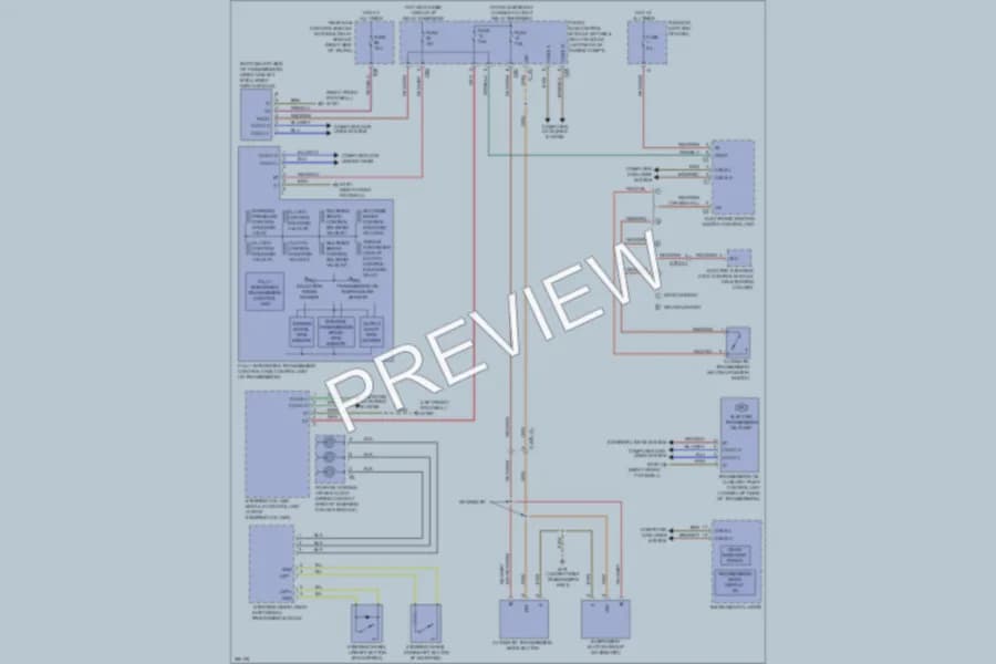 2012 MercedesBenz S550 Transmission wiring diagram preview