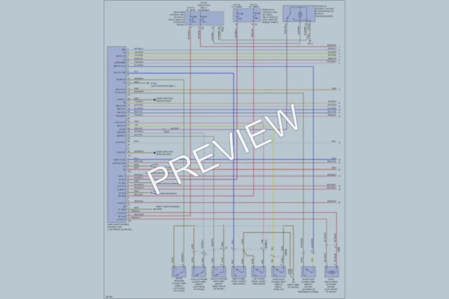 2012 MercedesBenz SLK250 Power Top Sunroof wiring diagram preview