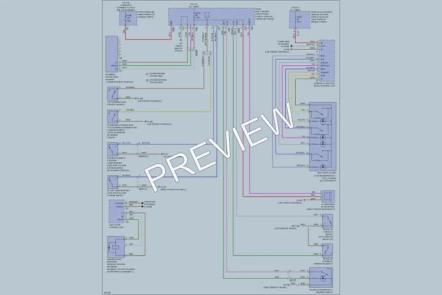 2012 MercedesBenz SLK350 Anti Theft wiring diagram preview