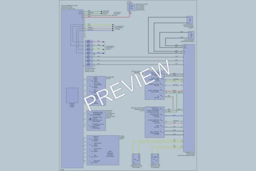2012 MercedesBenz SLK350 Electronic Power Steering wiring diagram preview