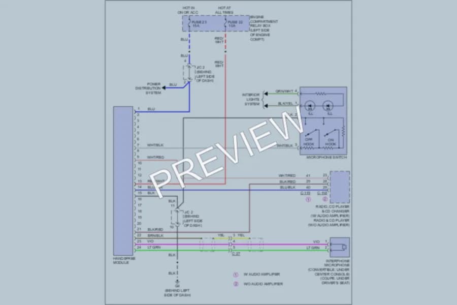 2012 Mitsubishi Eclipse Navigation wiring diagram preview