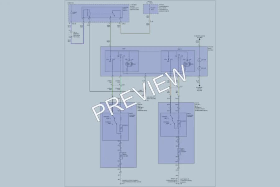 2012 Mitsubishi Eclipse Power Seats wiring diagram preview