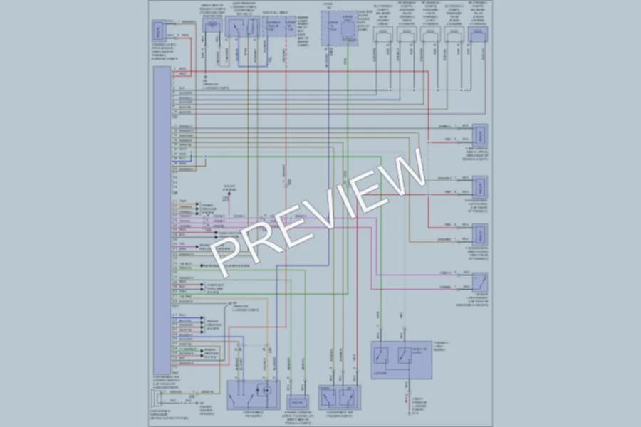 2012 Mitsubishi Eclipse Power Top Sunroof wiring diagram preview