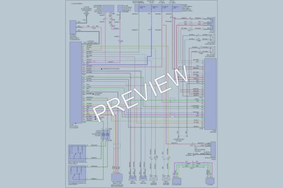 2012 Mitsubishi Eclipse Radio wiring diagram preview