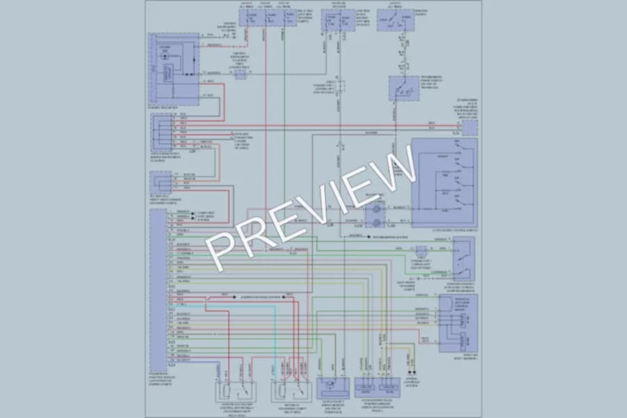 2012 Mitsubishi Galant Cruise Control wiring diagram preview