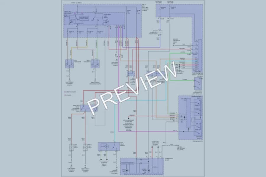 2012 Mitsubishi Galant Headlights wiring diagram preview