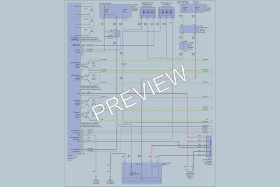 2012 Mitsubishi Galant Supplemental Restraints wiring diagram preview