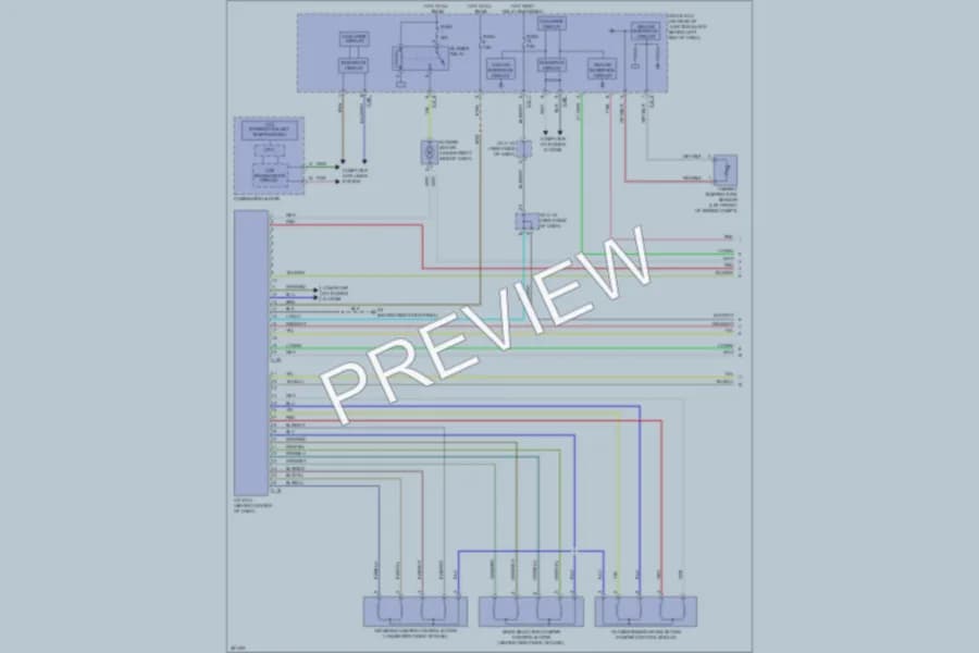2012 Mitsubishi LancerEvolution Air Conditioning wiring diagram preview