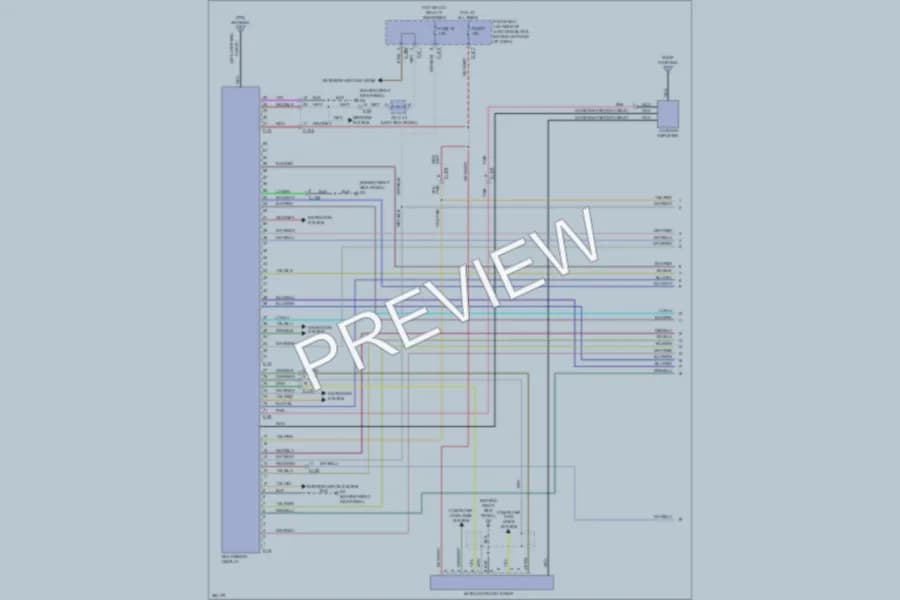2012 Mitsubishi LancerEvolution Radio wiring diagram preview
