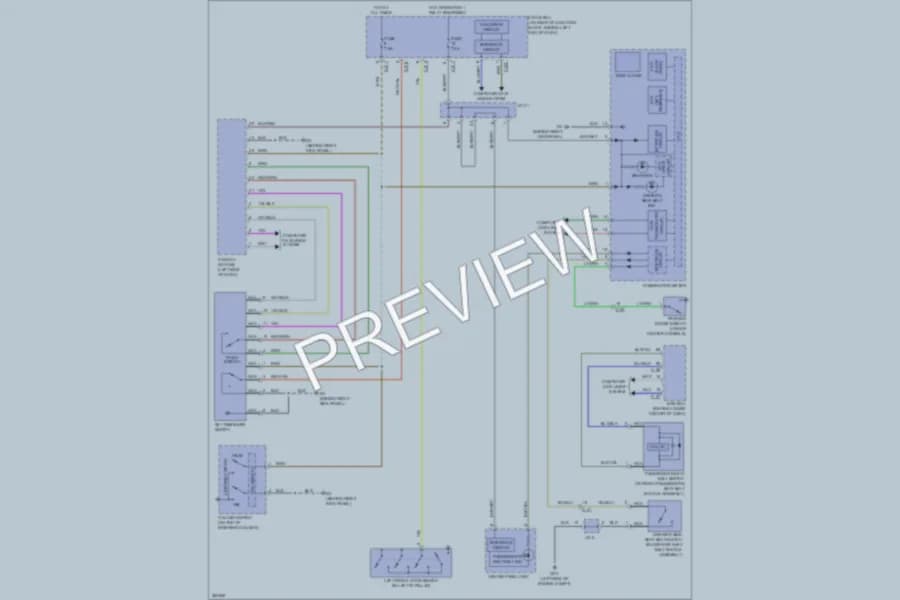 2012 Mitsubishi LancerEvolution Warning Systems wiring diagram preview