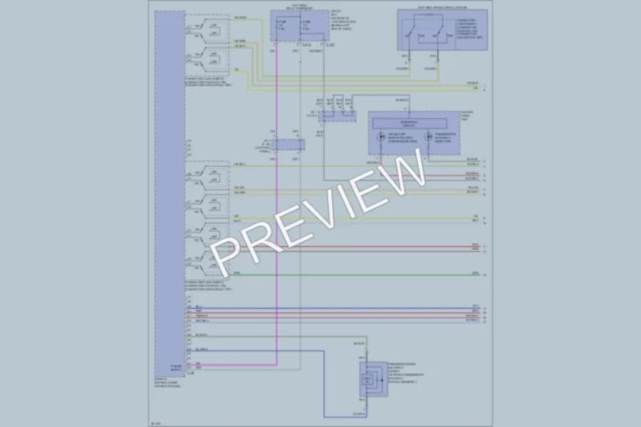 2012 Mitsubishi LancerSportback Supplemental Restraints wiring diagram preview