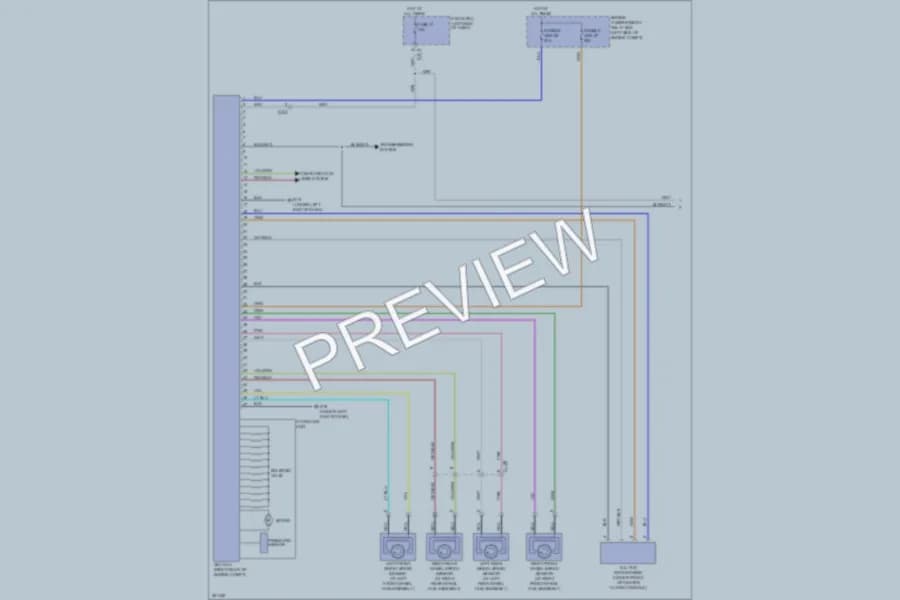 2012 Mitsubishi Outlander Anti Lock Brakes wiring diagram preview