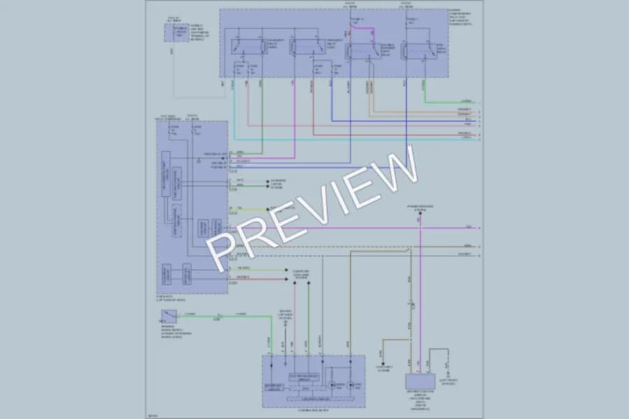 2012 Mitsubishi Outlander Headlights wiring diagram preview