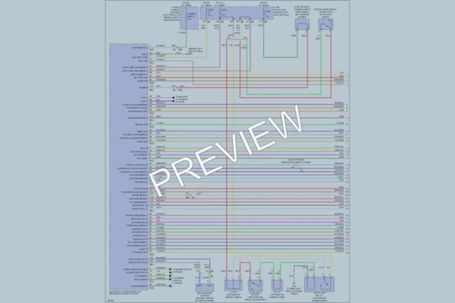 2012 Nissan Altima Power Door Locks wiring diagram preview