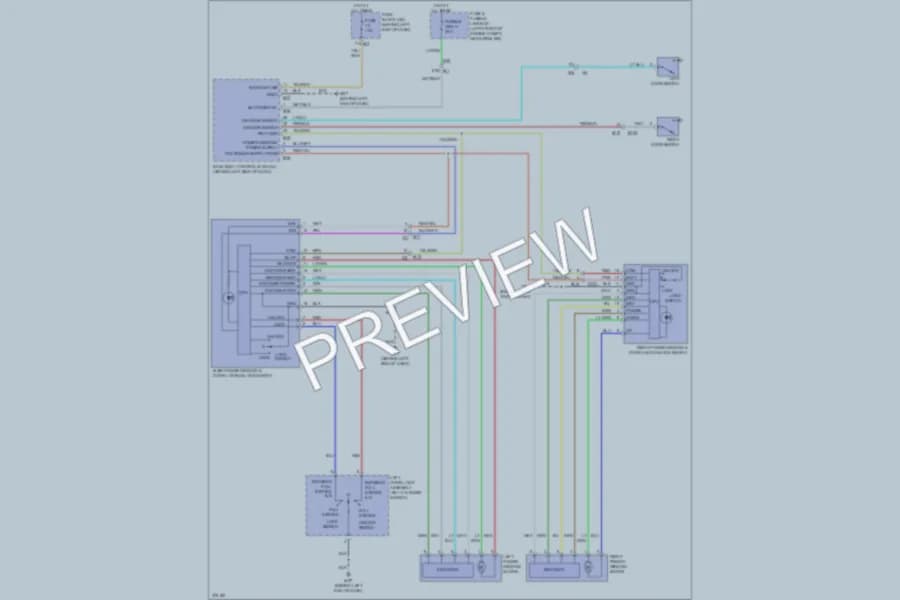 2012 Nissan Altima Power Windows wiring diagram preview