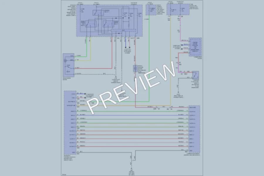 2012 Nissan Altima Wiper Washer wiring diagram preview