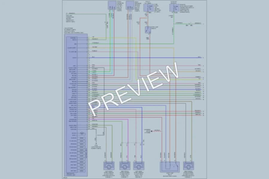 2012 Nissan Armada Anti Lock Brakes wiring diagram preview