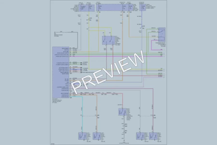 2012 Nissan Armada Power Door Locks wiring diagram preview