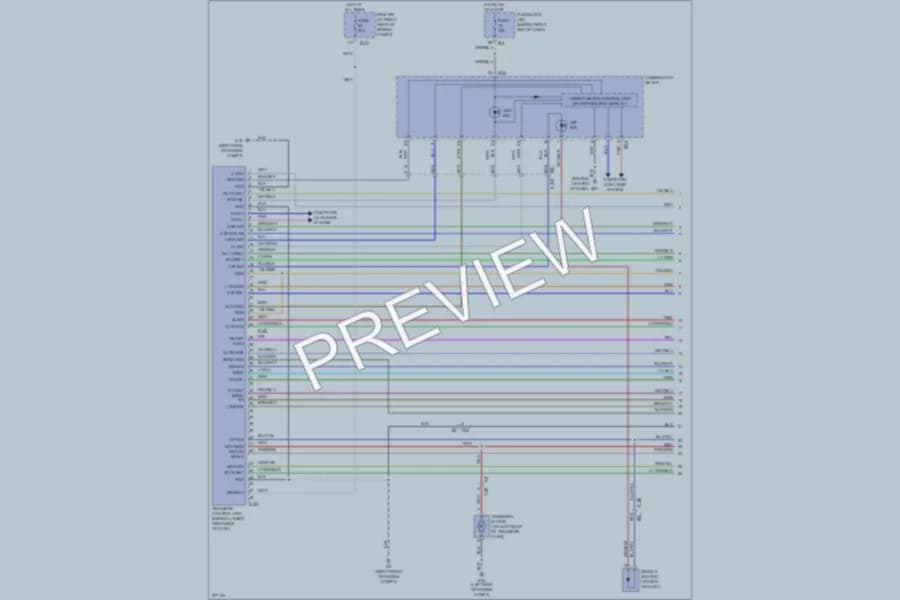 2012 Nissan Armada Transmission wiring diagram preview