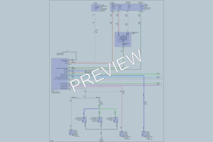 2012 Nissan Frontier Anti Theft wiring diagram preview