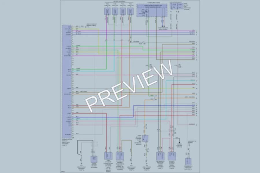 2012 Nissan Frontier Engine Performance wiring diagram preview