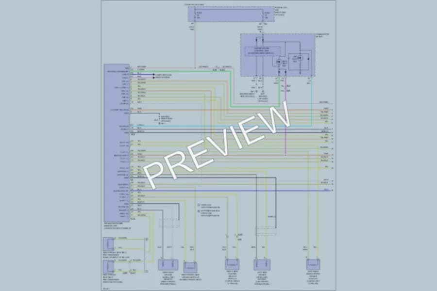 2012 Nissan Frontier Supplemental Restraints wiring diagram preview