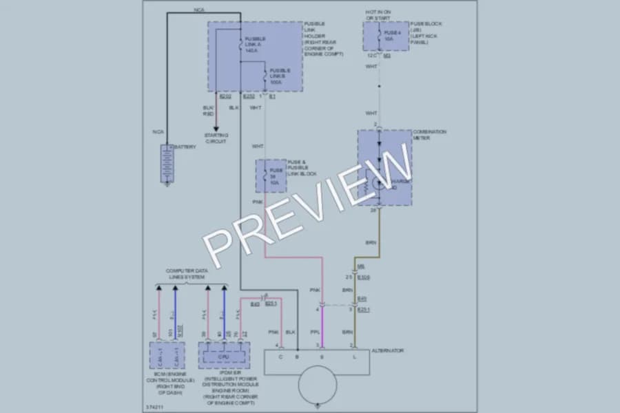 2012 Nissan GTR Starting Charging wiring diagram preview