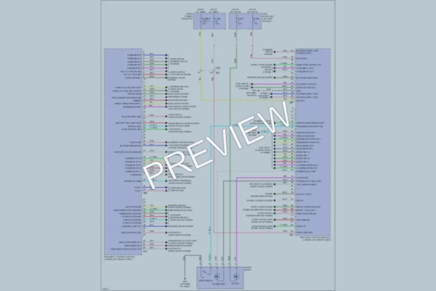 2012 Nissan LEAF Body Control Modules wiring diagram preview