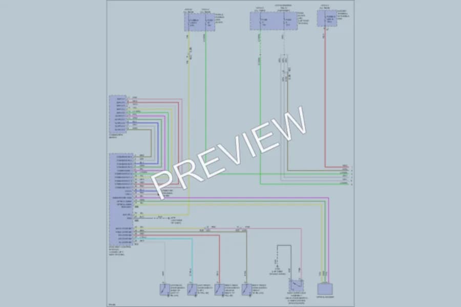 2012 Nissan LEAF Headlights wiring diagram preview