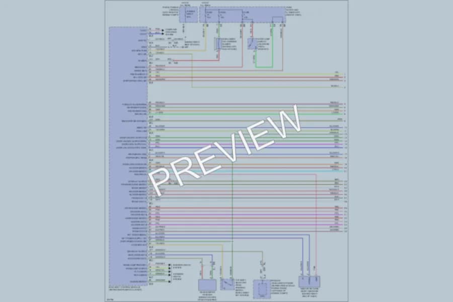 2012 Nissan Maxima Power Door Locks wiring diagram preview
