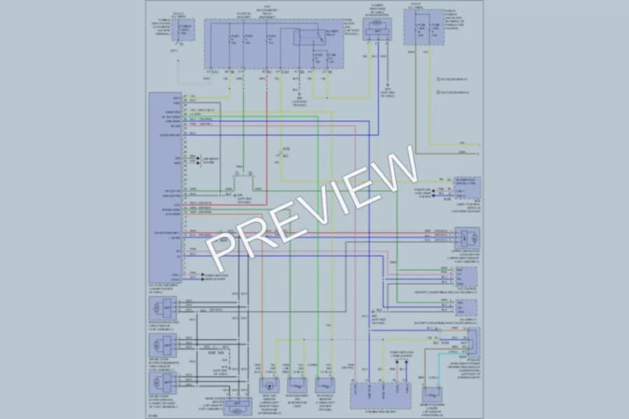 2012 Nissan Murano Air Conditioning wiring diagram preview