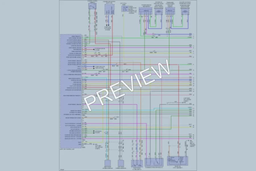 2012 Nissan Murano Power Top Sunroof wiring diagram preview