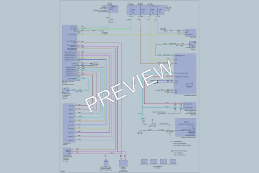 2012 Nissan Murano Warning Systems wiring diagram preview