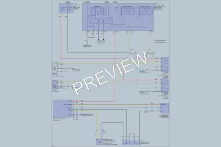 2012 Nissan NV1500 Cooling Fan wiring diagram preview
