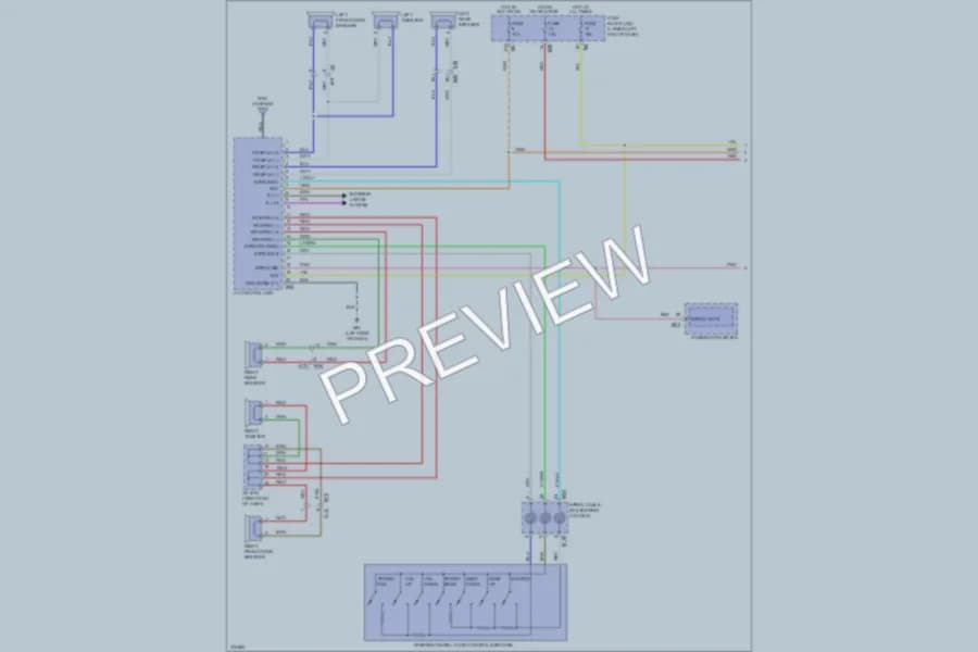2012 Nissan NV1500 Navigation wiring diagram preview